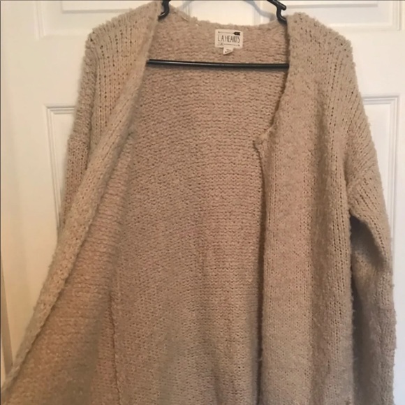 LA Hearts Knit Cardigan - Cream - Picture 3 of 6